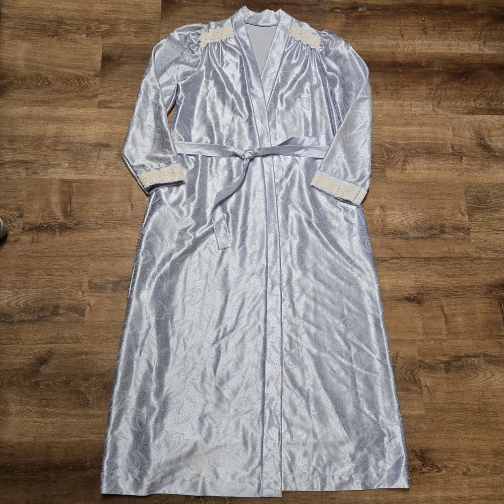 🇺🇸 Vintage Tom Bezduda For Barad & Co Light Purple Robe Large Union Made USA